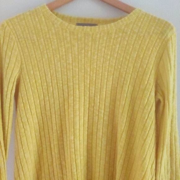 Cherish ribbed mustard colored dress - Picture 3 of 5